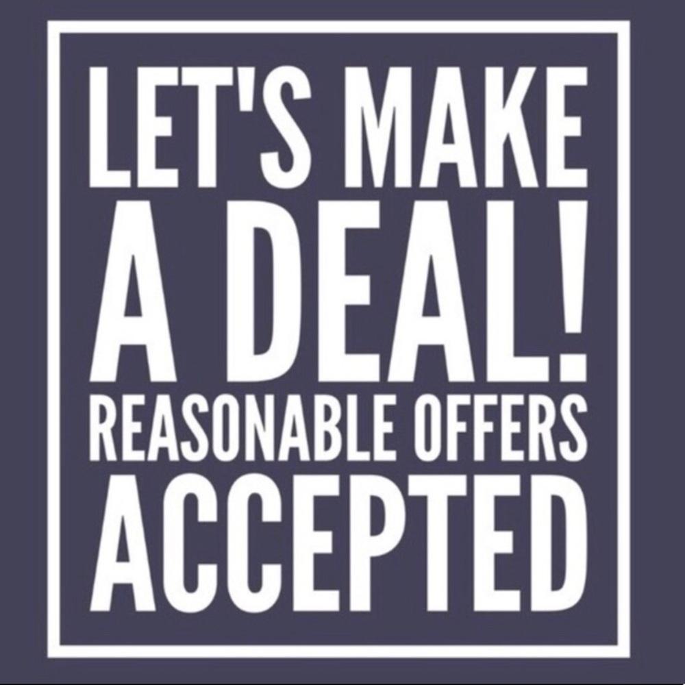 Offers are always welcomed!